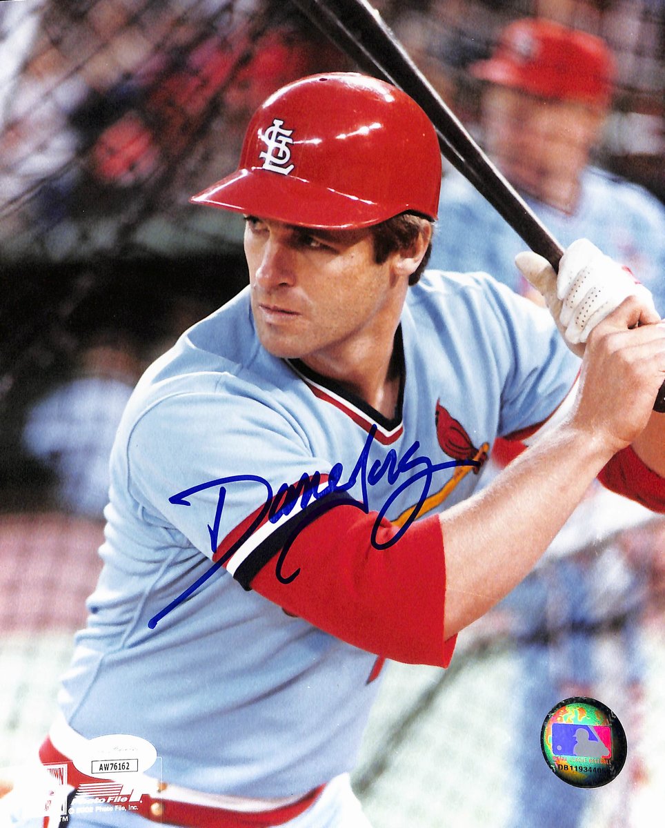 Dane Iorg Signed/Autographed 8x10 Photo St. Louis Cardinals JSA 200263