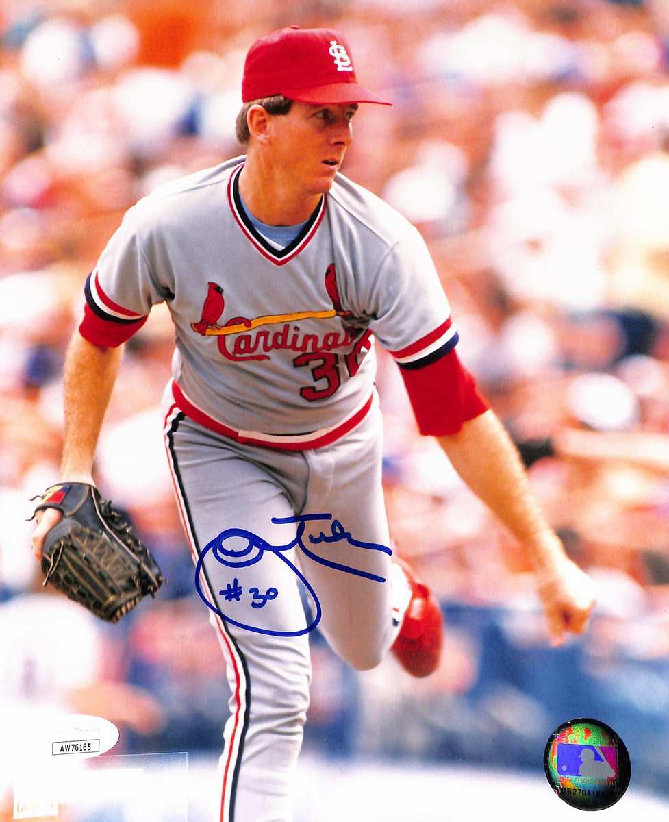 John Tudor Signed/Autographed 8x10 Photo St. Louis Cardinals JSA 200266