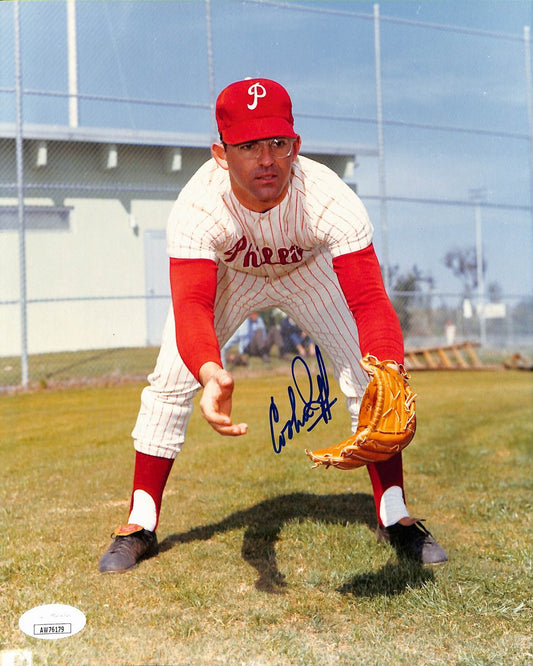 Cookie Rojas Signed/Autographed 8x10 Photo Philadelphia Phillies JSA 200280