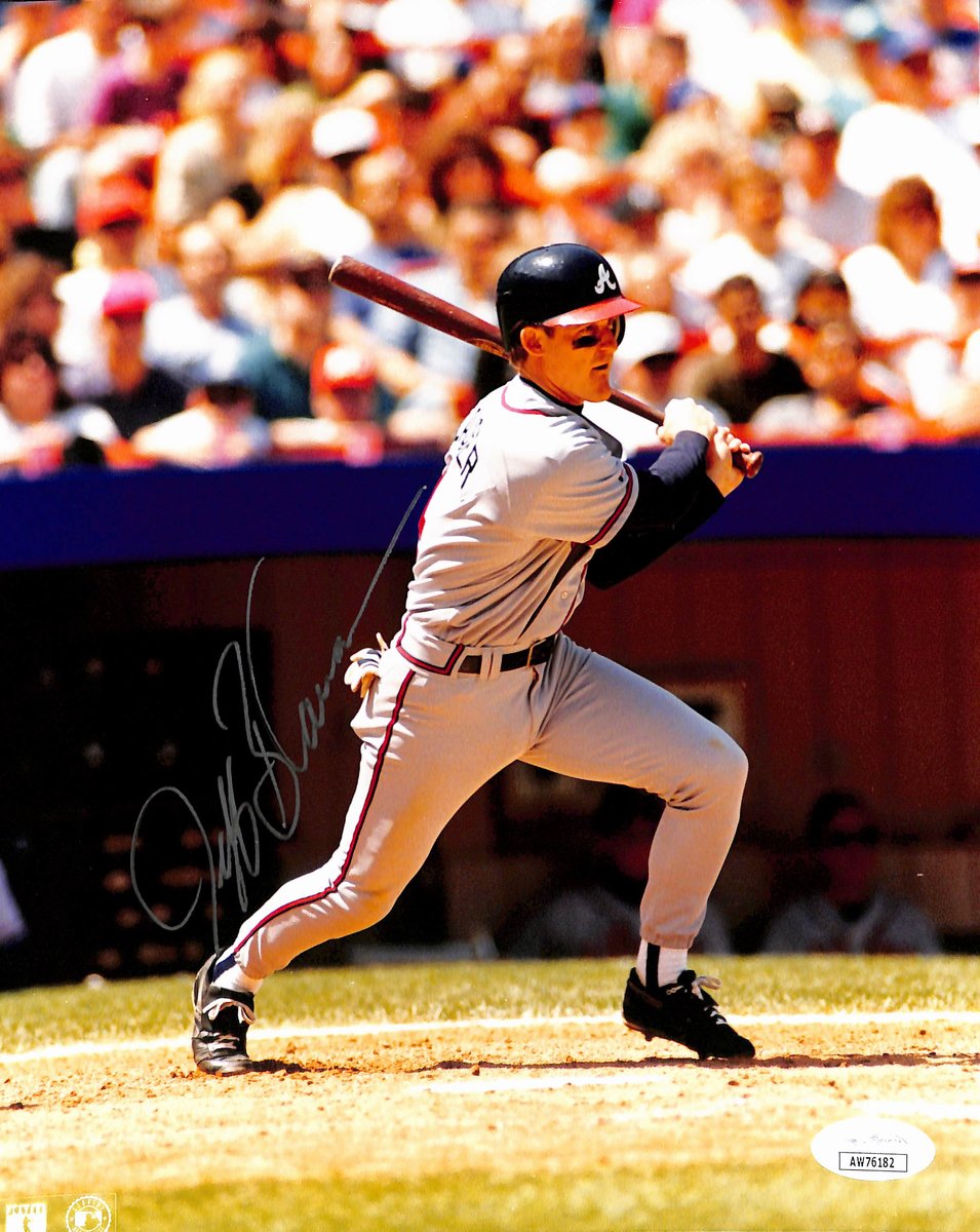 Jeff Blauser Signed/Autographed 8x10 Photo Atlanta Braves JSA 200283