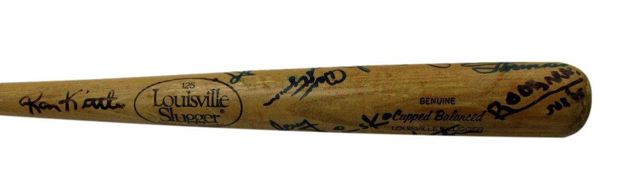 1983 50th Anniversary White Sox All Star Game Signed by 11 Baseball Bat 196284