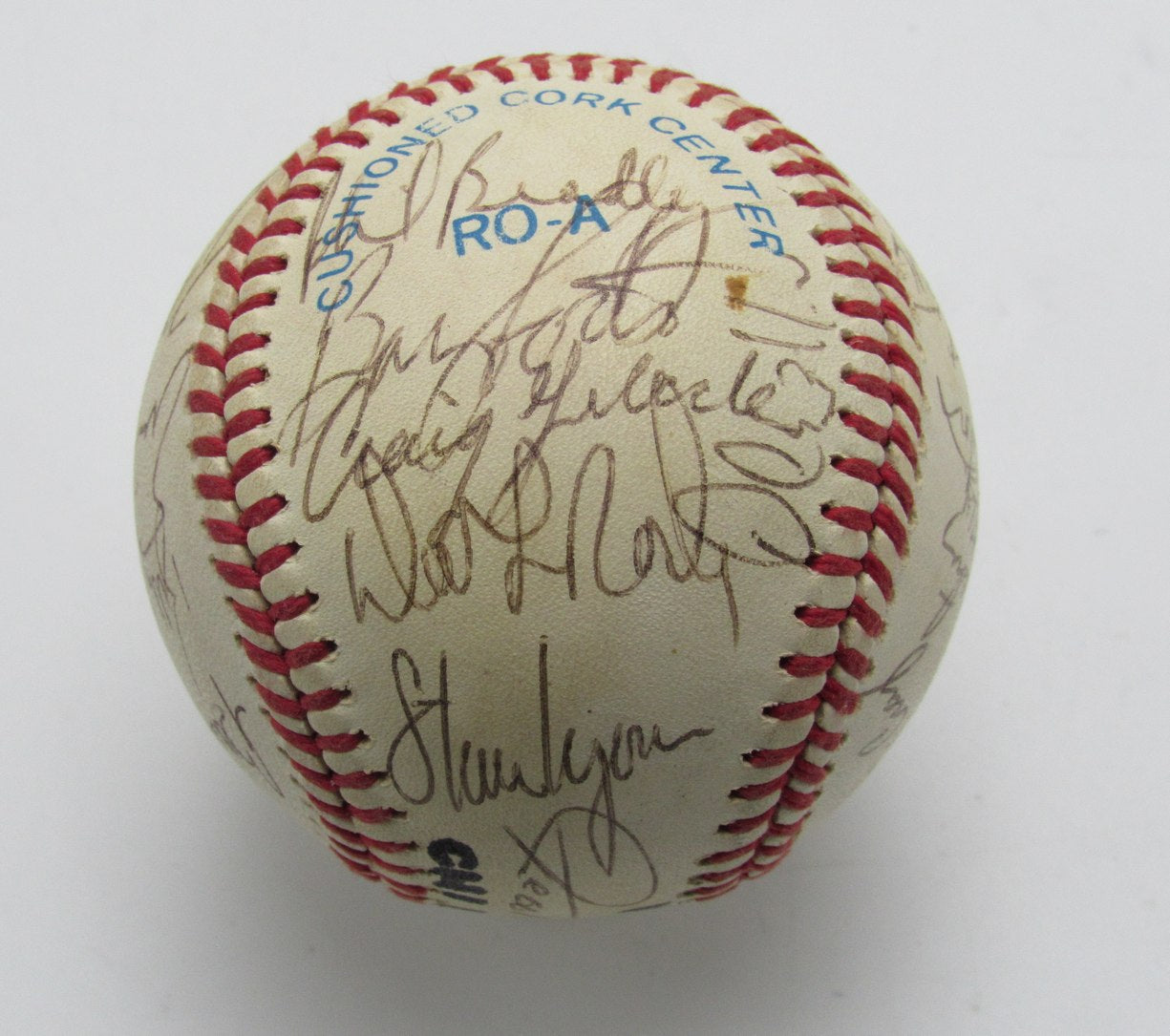 1990 White Sox Team Multi-Signed (26) OAL Baseball Thomas Sosa Fisk 196346