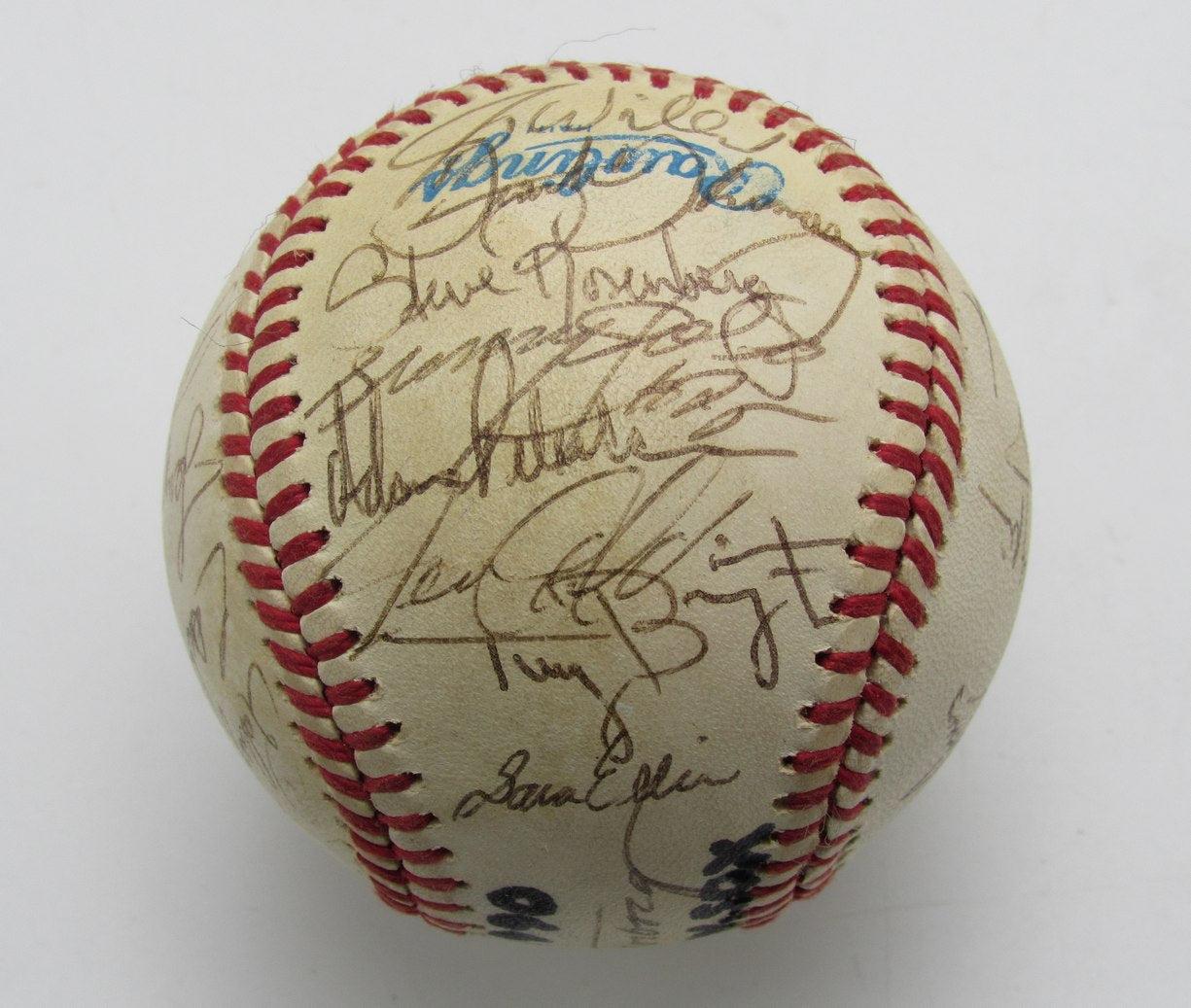 1990 White Sox Team Multi-Signed (26) OAL Baseball Thomas Sosa Fisk 196346