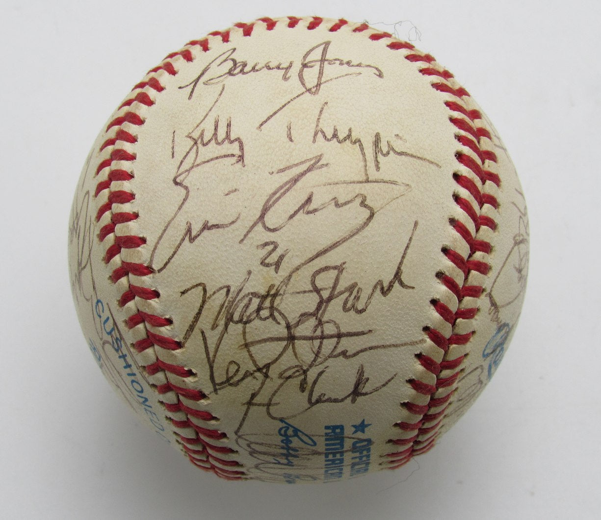 1990 White Sox Team Multi-Signed (26) OAL Baseball Thomas Sosa Fisk 196346