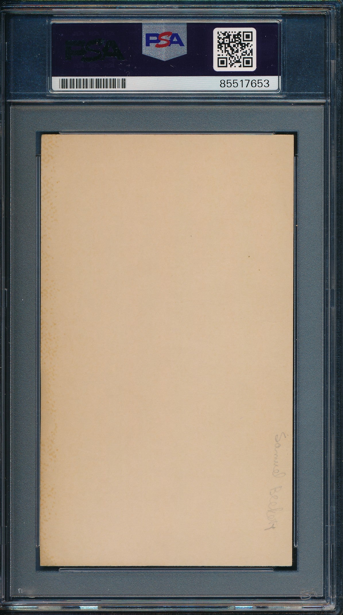 Samuel Beckett Signed/Auto 3x5 Cut Card Irish Poet Novelist PSA/DNA 200205