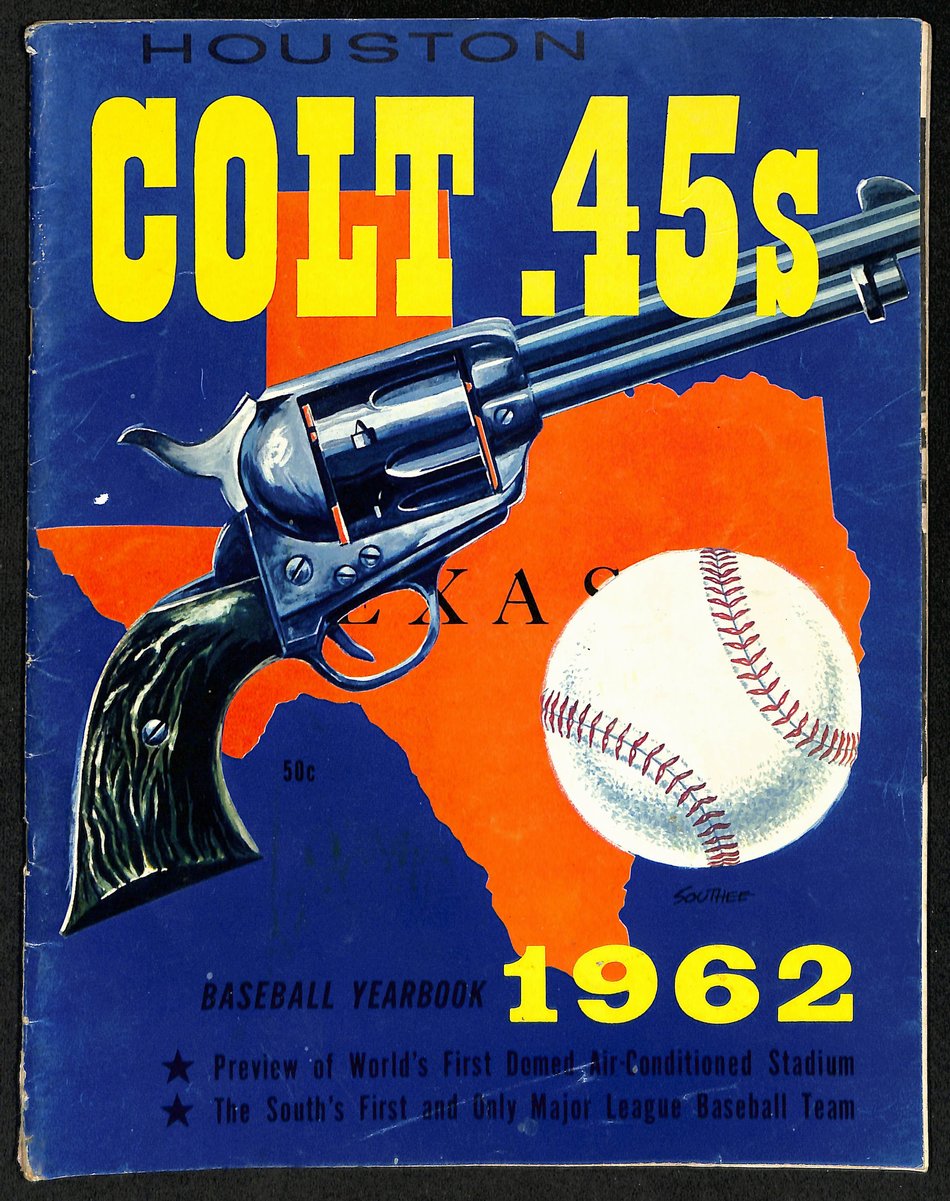 1962 Houston Colt .45s Baseball Yearbook 200594