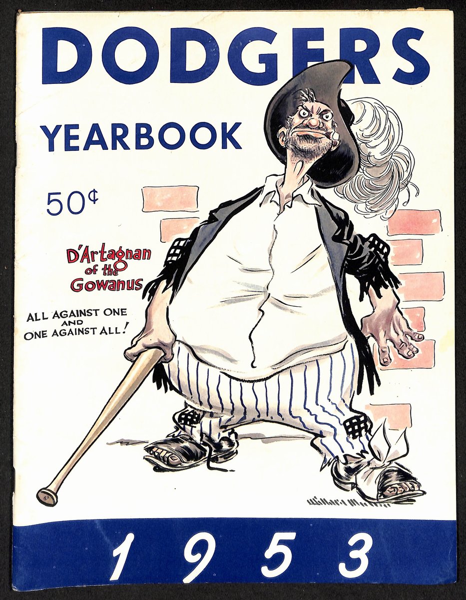 1953 Brooklyn Dodgers Baseball Yearbook 200595