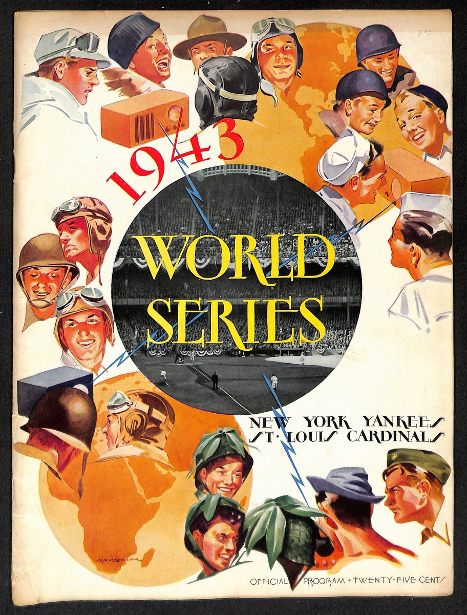 1954 World Series Program St. Louis Cardinals vs. New York Yankees 200599