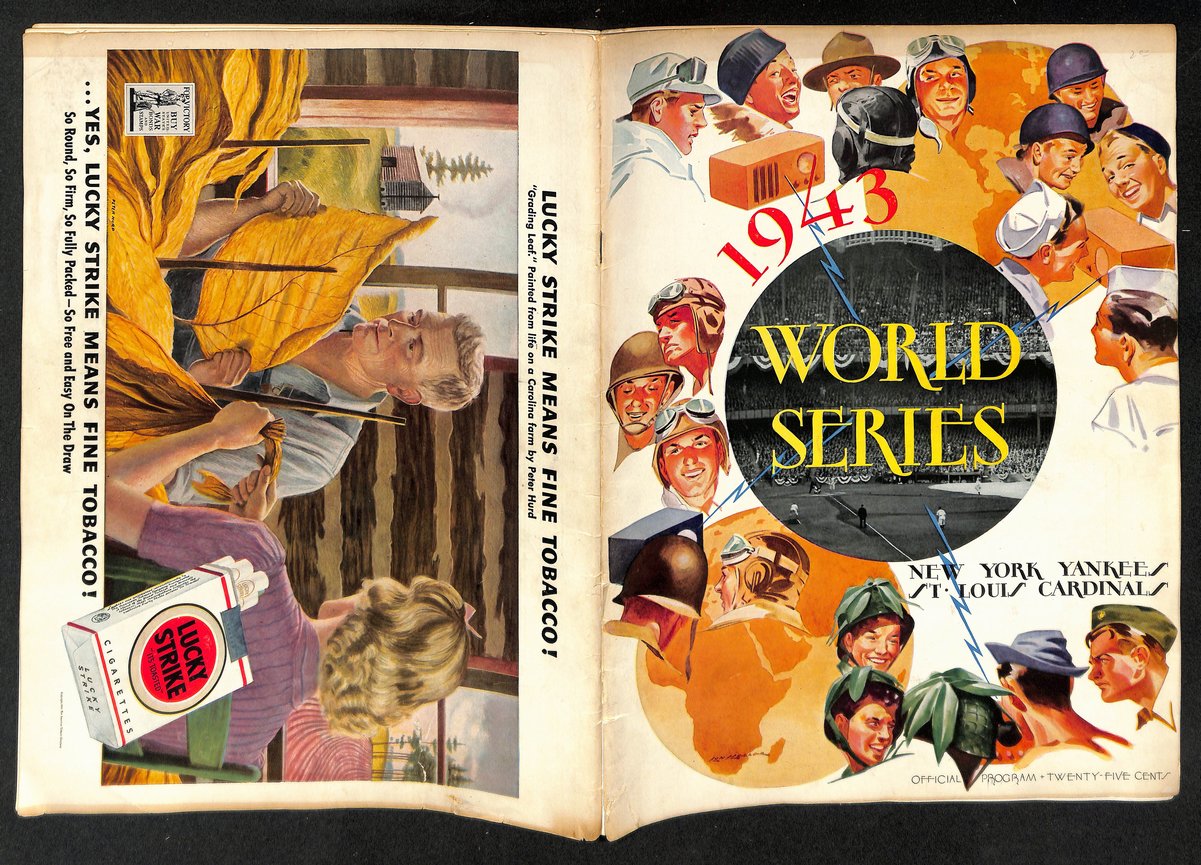1954 World Series Program St. Louis Cardinals vs. New York Yankees 200599