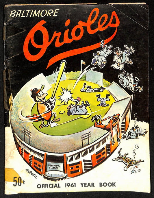 1961 Baltimore Orioles Baseball Yearbook 200604