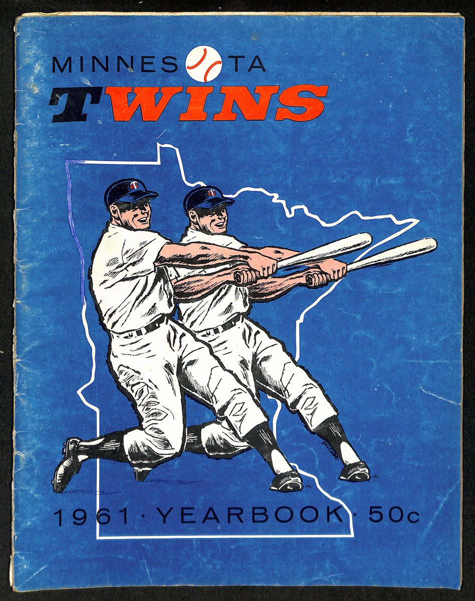 1961 Minnesota Twins Baseball Yearbook 200605