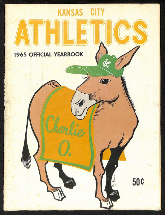 1965 Kansas City Athletics Baseball Yearbook 200606