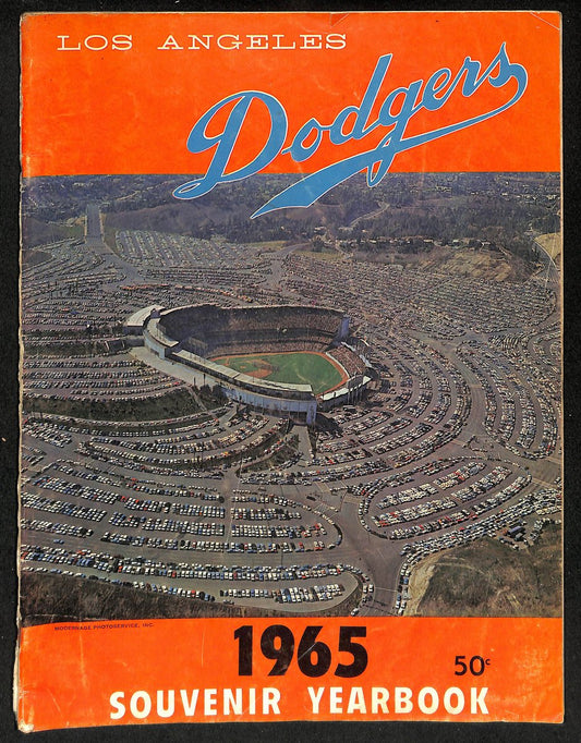 1965 Los Angeles Dodgers Baseball Yearbook 200608