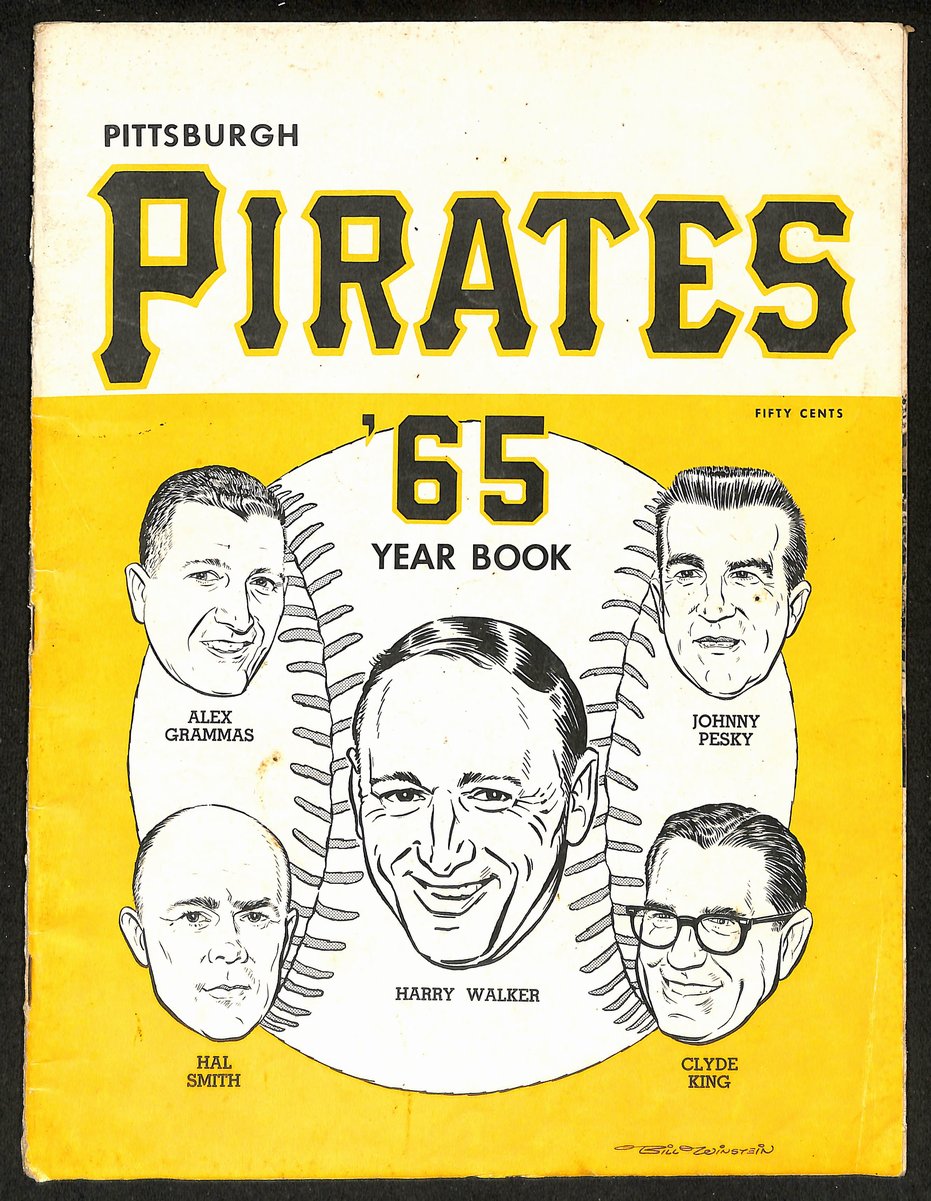 1965 Pittsburgh Pirates Baseball Yearbook 200612