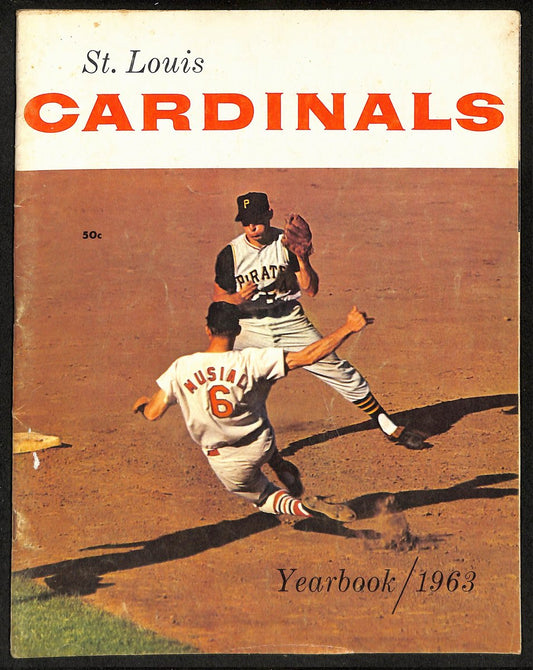 1963 St. Louis Cardinals Baseball Yearbook 200614