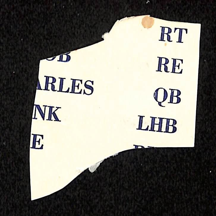 Lot of 6 1950s New York  Football Giants Signed/Autographed Paper Items 200716