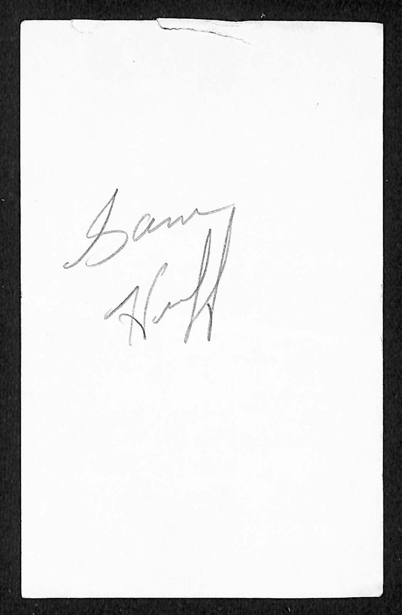 Lot of 6 1950s New York  Football Giants Signed/Autographed Paper Items 200716