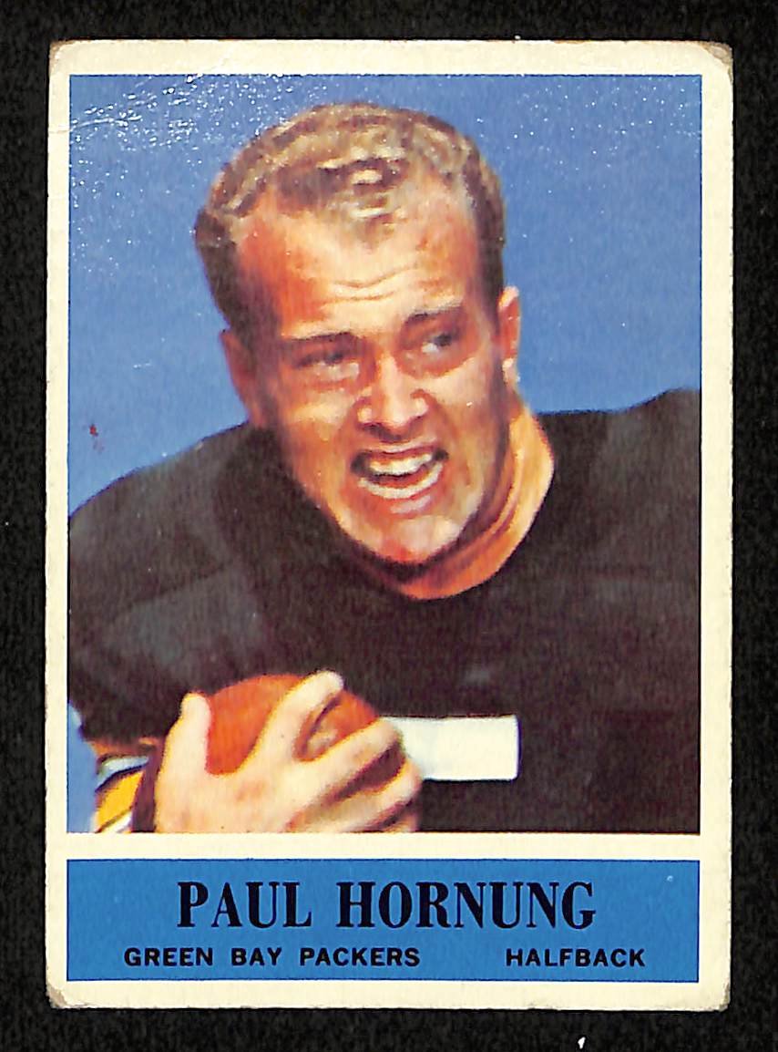 Paul Hornung 1964 Philadelphia Football Card #74 Green Bay Packers 200705