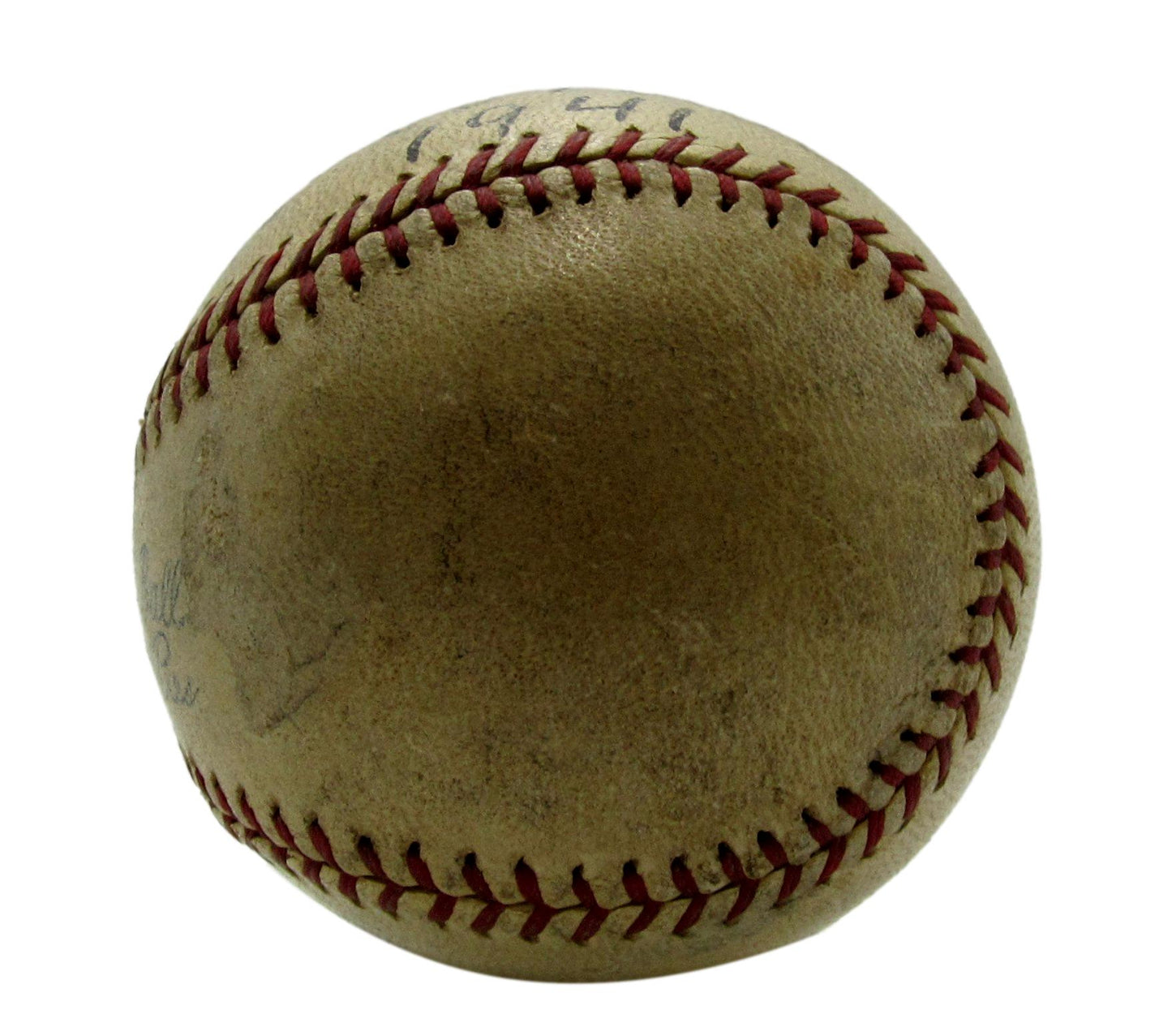 Babe Ruth Signed/Inscribed 1941 OAL Baseball w/Pictures Yankees PSA/DNA 200207