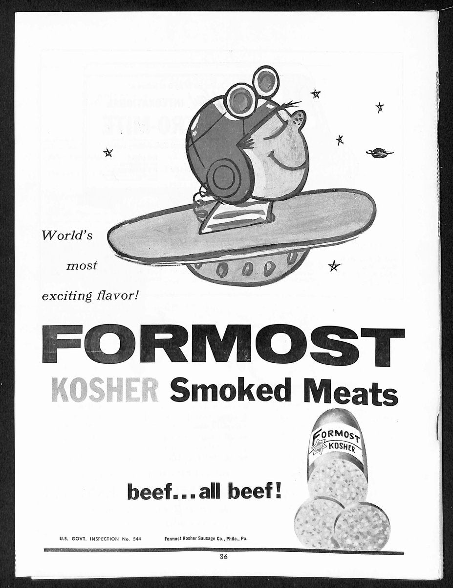 Nov 11, 1960 Phila. Warriors vs. St. Louis Hawks "The Wigwam" Program 199164