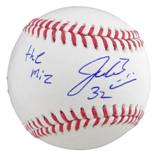 Jacob Misiorowski Signed/Inscr OML Baseball Milwaukee Brewers PROVA  200925