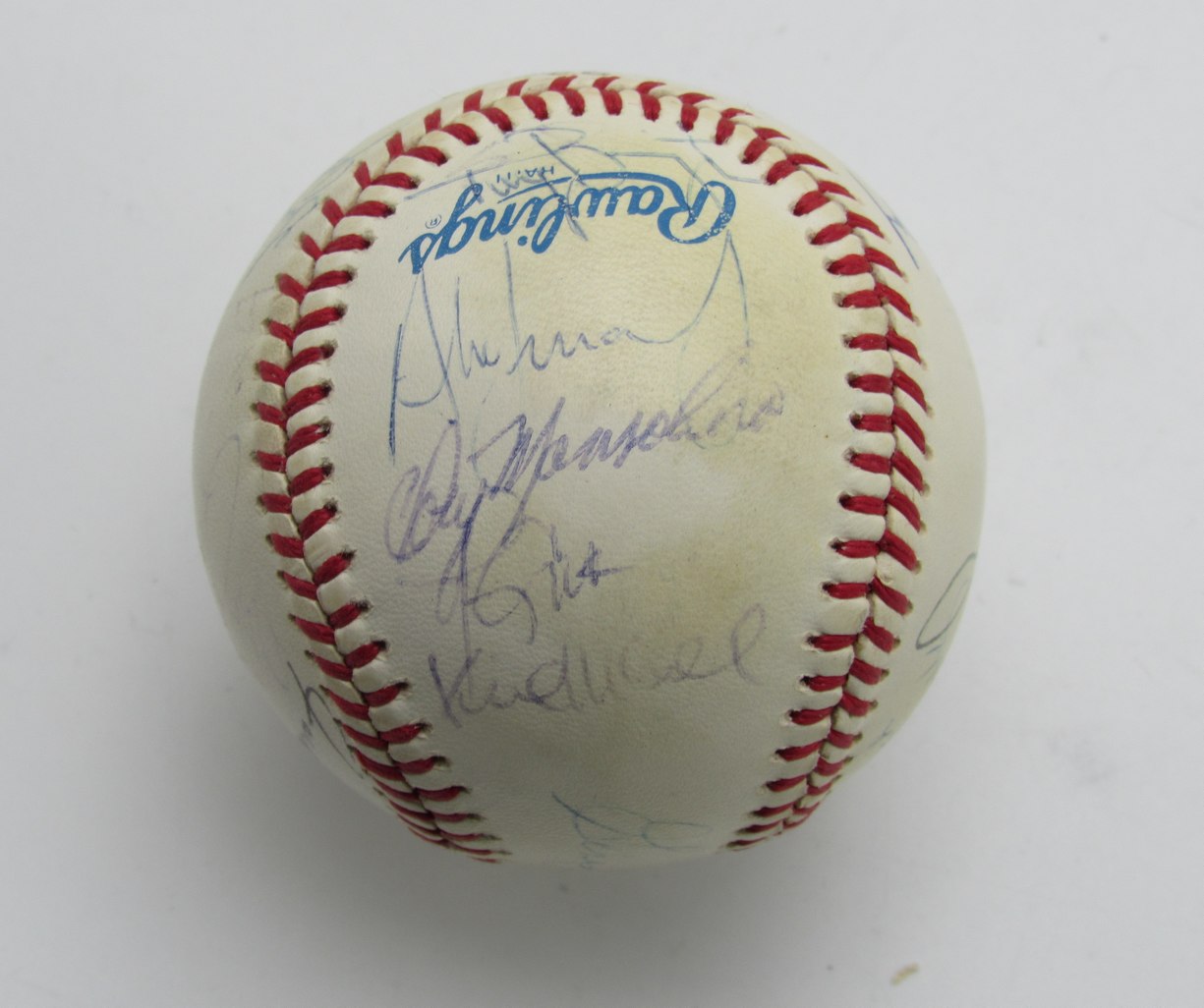 1992 Chicago White Sox Team Multi-Signed/Autographed (22) OAL Baseball 196355