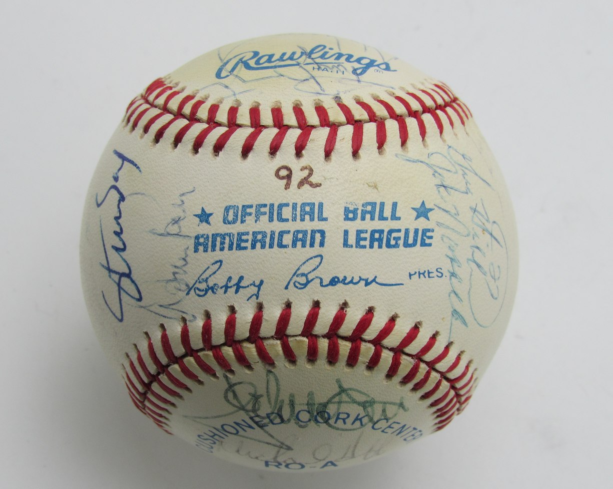1992 Chicago White Sox Team Multi-Signed/Autographed (22) OAL Baseball 196355