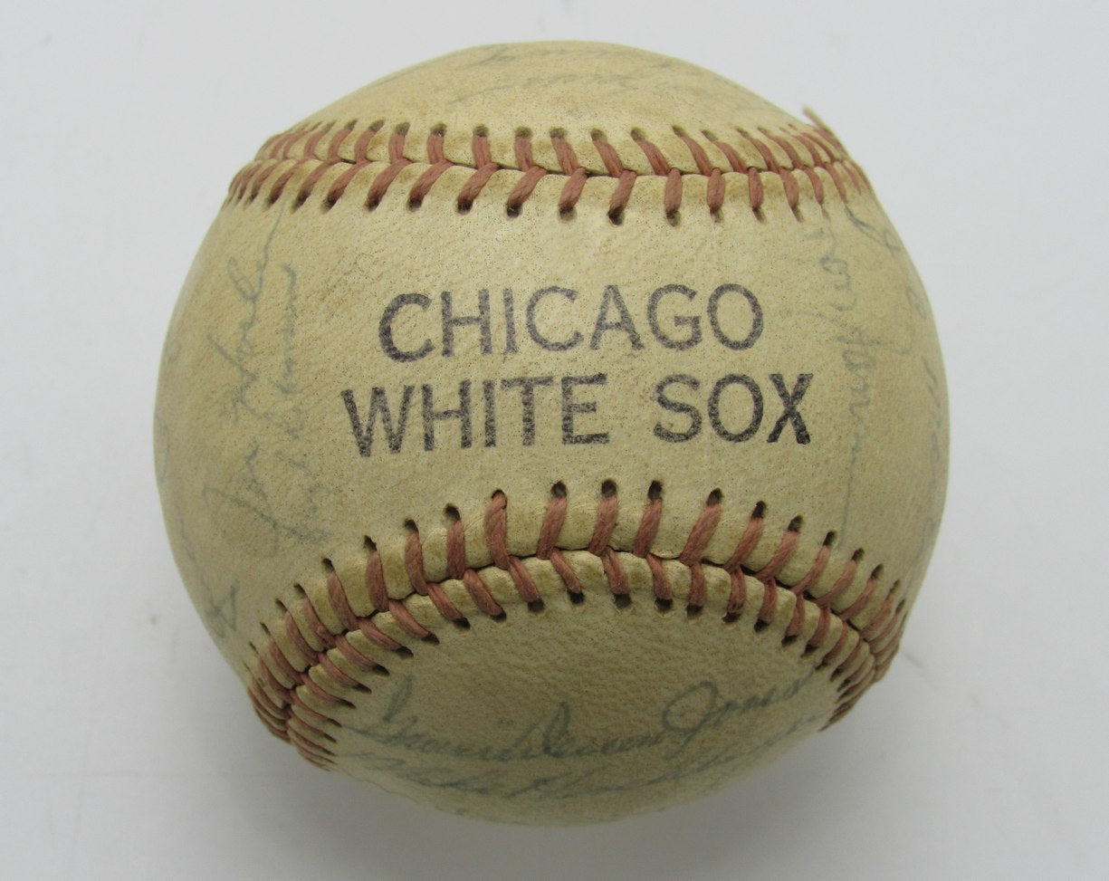 1963 Chicago White Sox Team Multi-Signed/Autographed (24) Baseball 196359