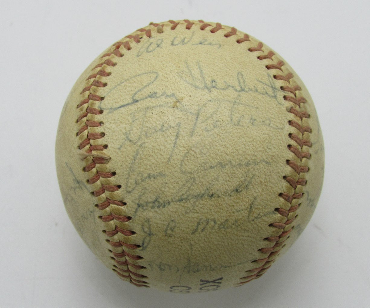 1963 Chicago White Sox Team Multi-Signed/Autographed (24) Baseball 196359