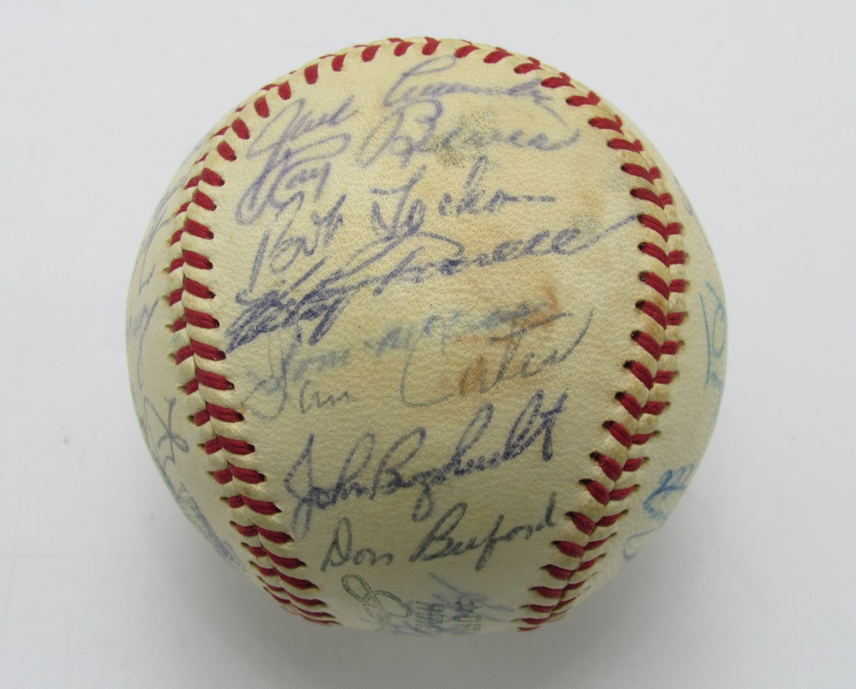1966 Chicago White Sox Team Multi-Signed/Autographed (31) OAL Baseball 196360