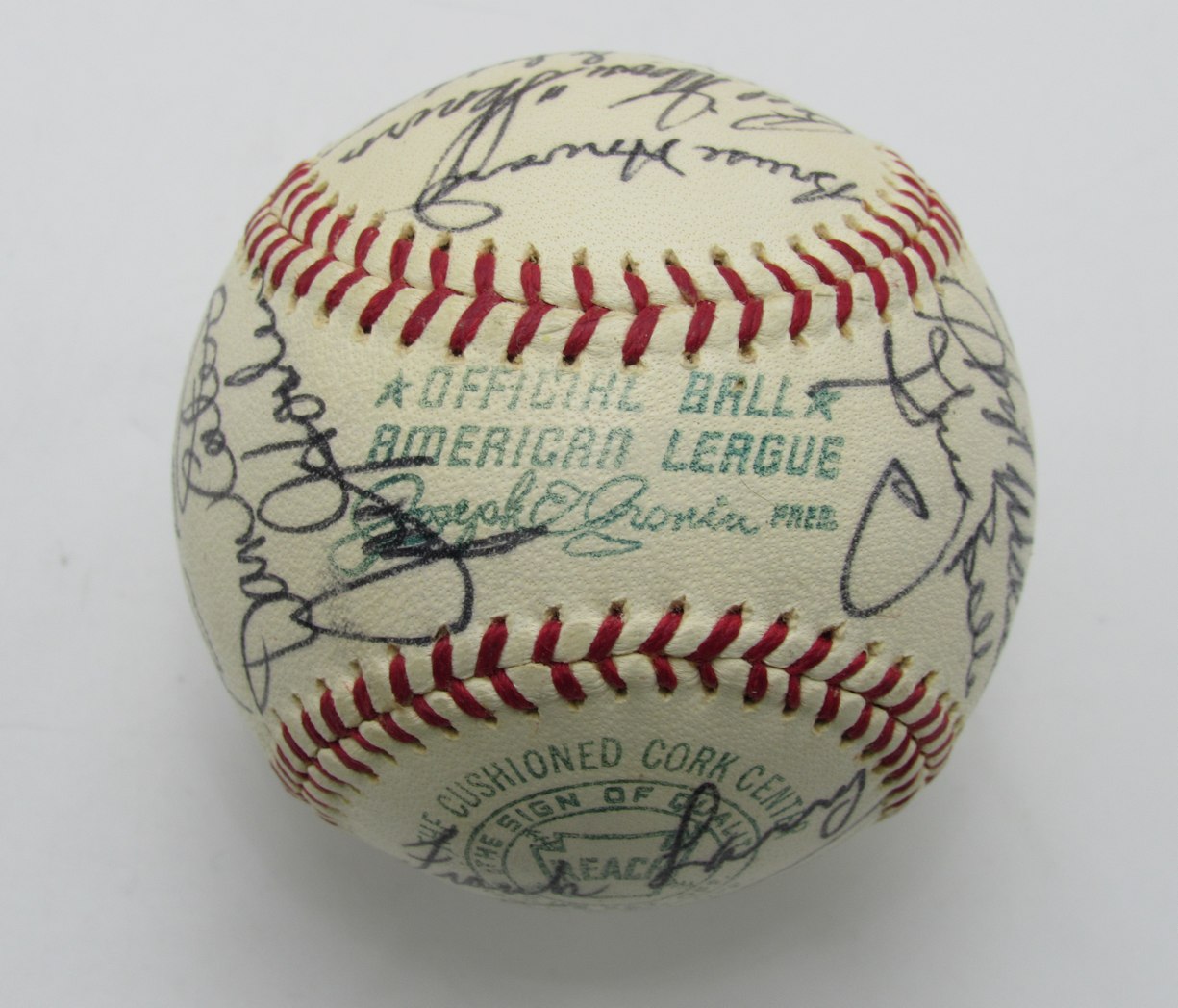 1965 White Sox Team Multi-Signed/Autograph (24) OAL Baseball Wilhelm HOF 196361