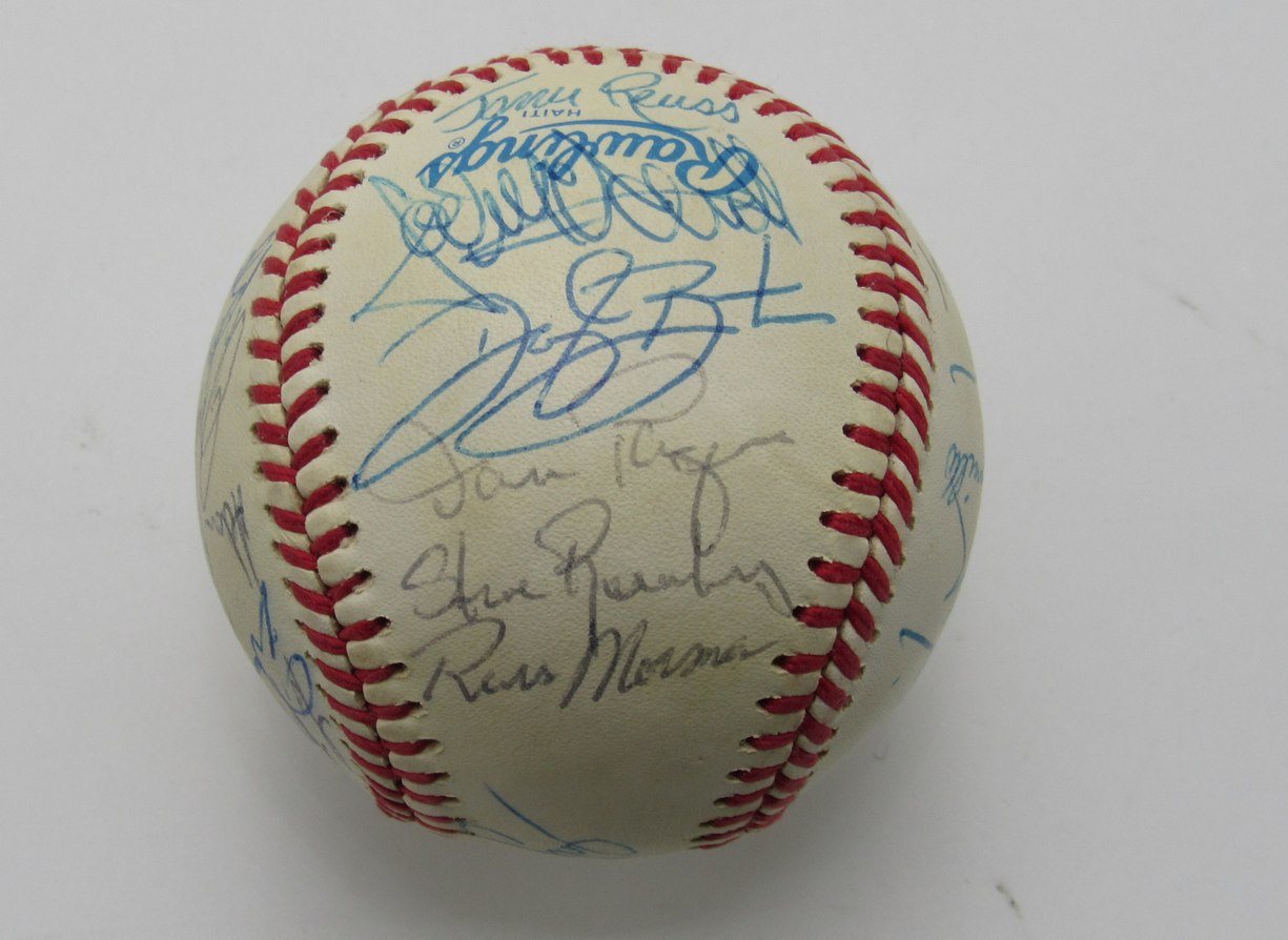 1988 White Sox Team Multi-Signed/Autographed (25) OAL Baseball Baines HOF 196365