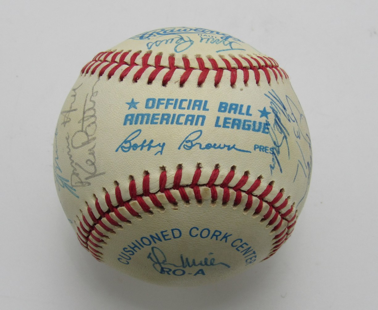 1988 White Sox Team Multi-Signed/Autographed (25) OAL Baseball Baines HOF 196365