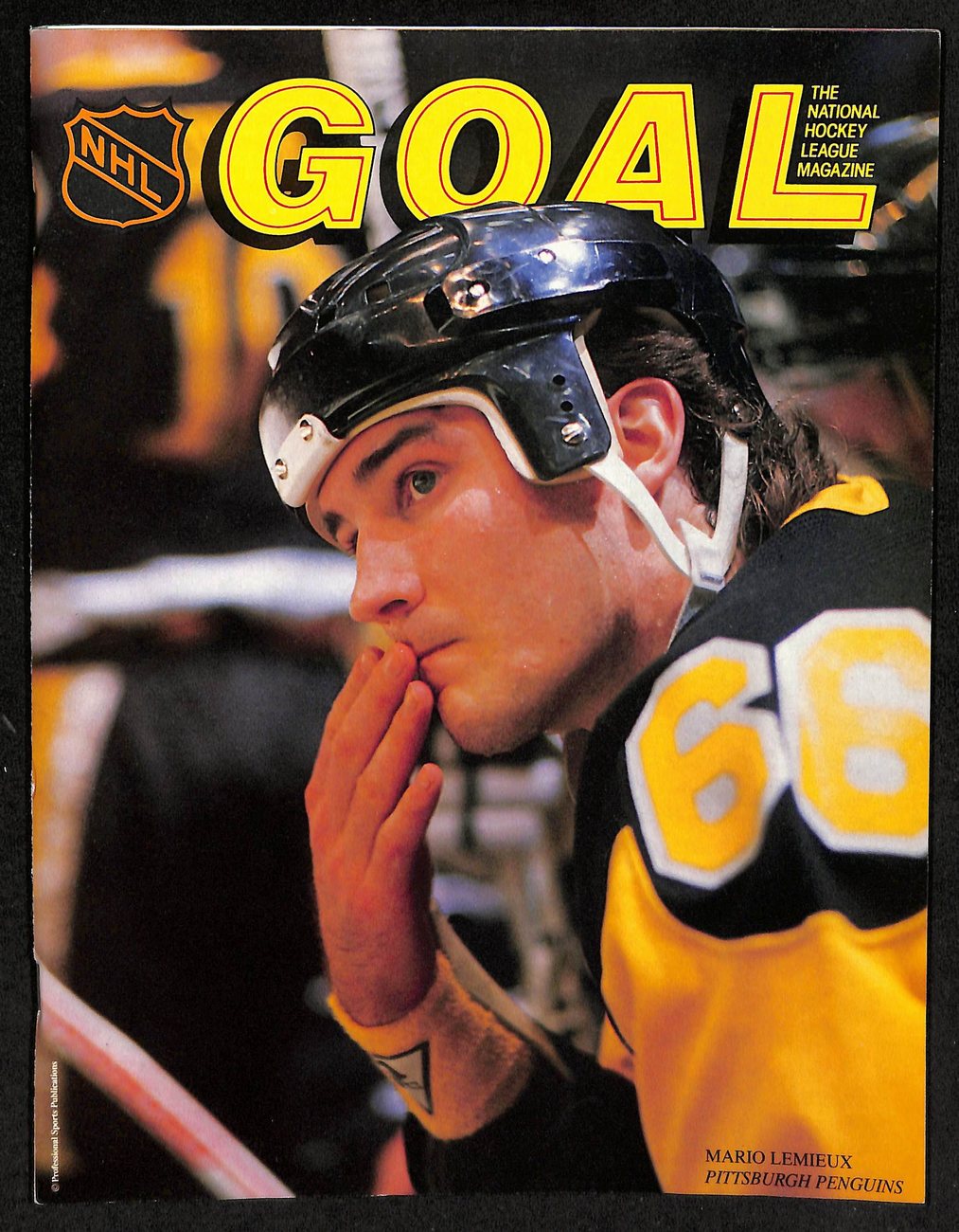 Dec 31 1988 Penguins vs. Devils NHL Hockey Game Program Mario Lemieux 200218