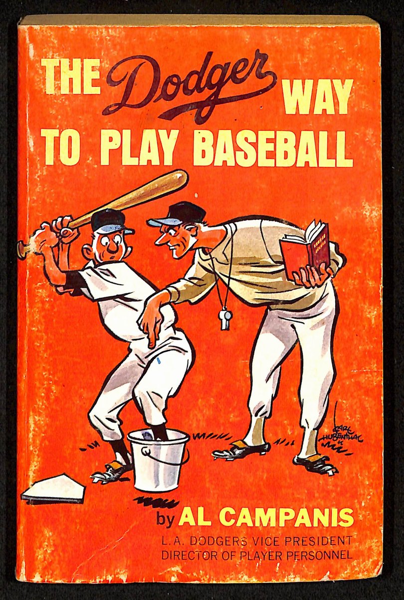 1954 Book "The Dodgers Way to Play Baseball" by Al Campanis 200620