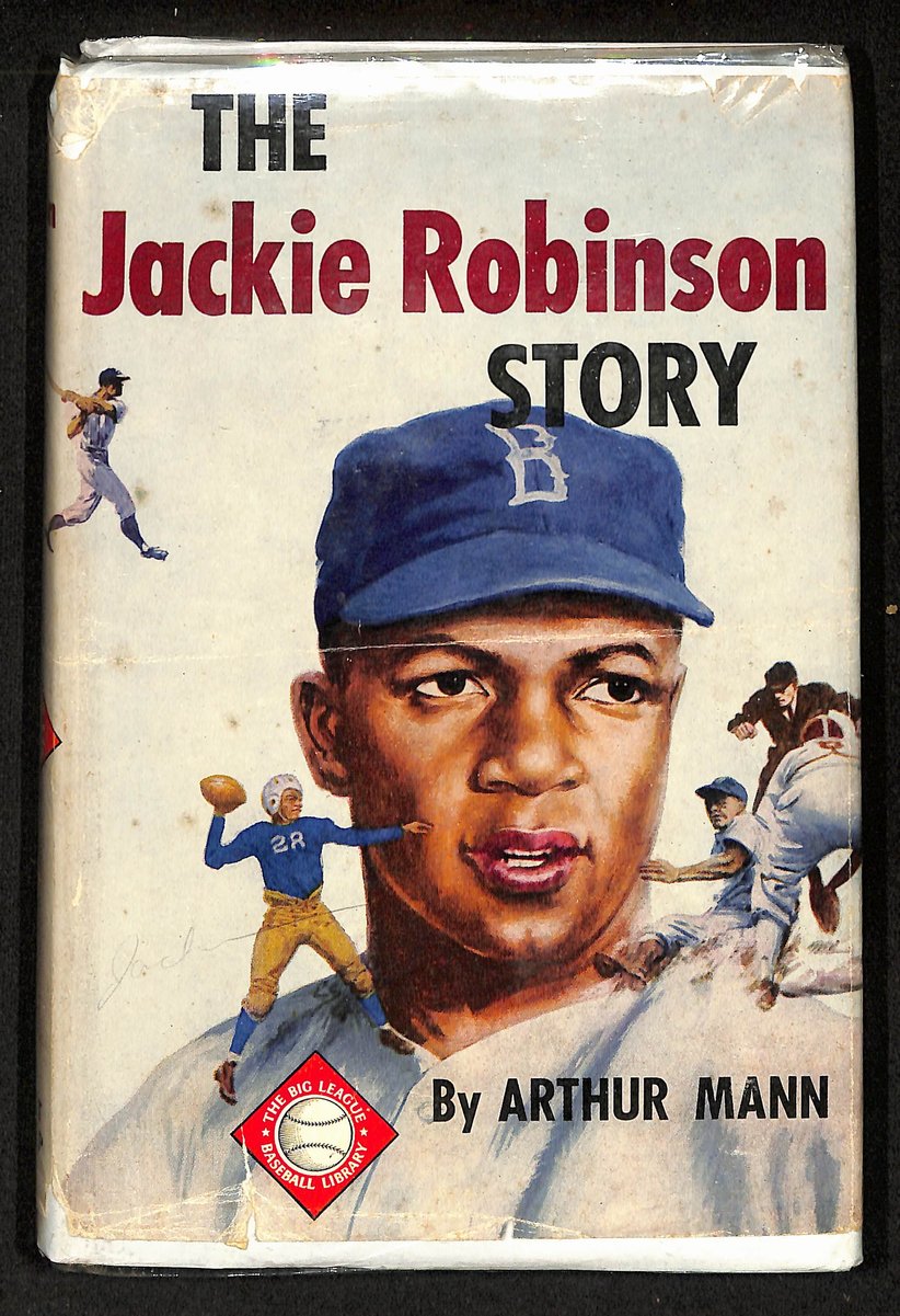 1956 Book "The Jackie Robinson Story" by Arthur Mann 200624
