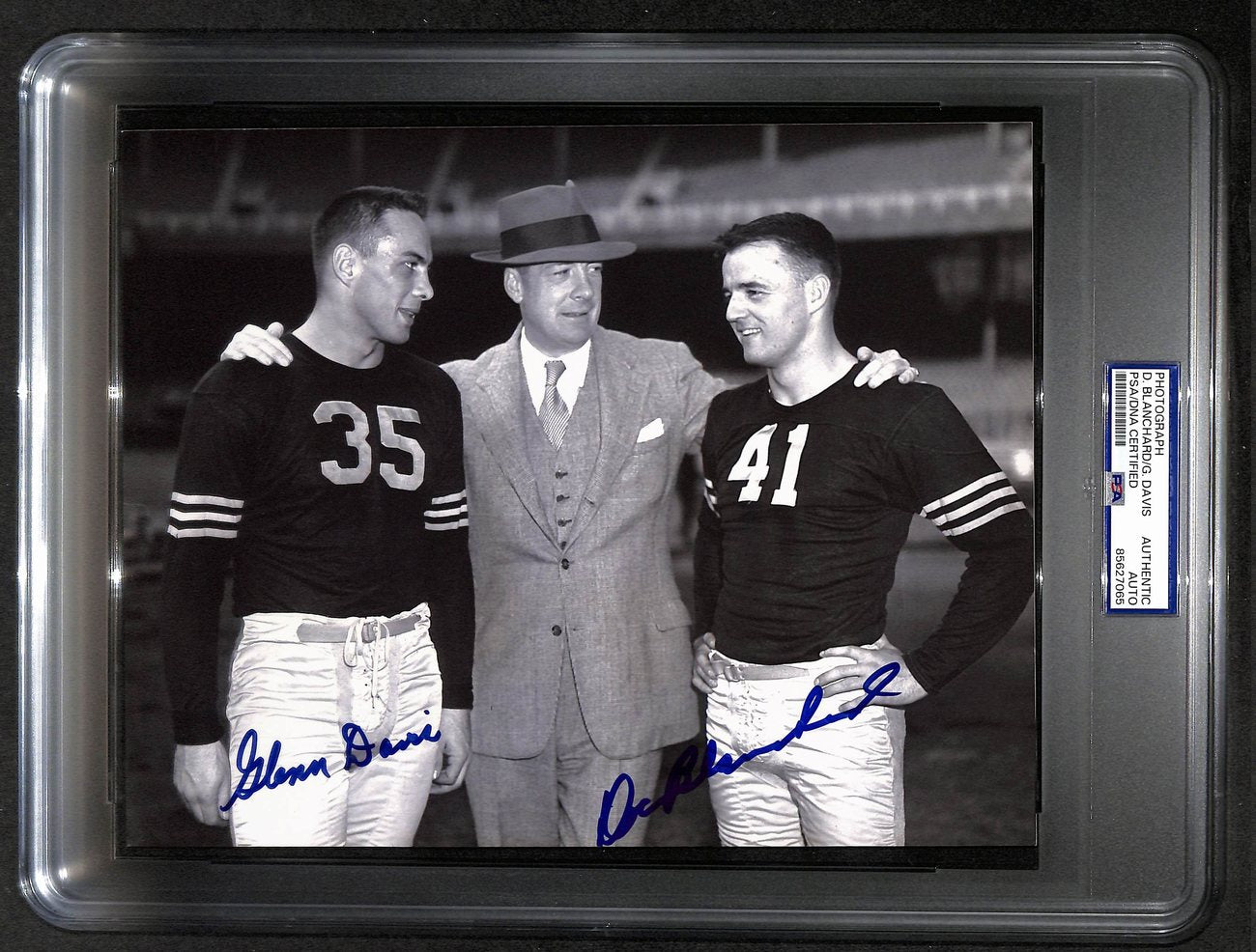 Glenn Davis/Doc Blanchard Signed 8x10 Photo Army Heisman PSA/DNA 200229