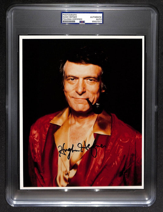 Hugh Hefner Signed/Autographed 8x10 Photo "Playboy" PSA/DNA/Beckett 200224