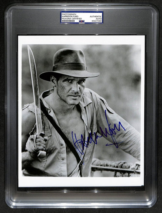 Harrison Ford Signed/Auto 8x10 B/W Photo "Indiana Jones" PSA/DNA/Beckett 200225