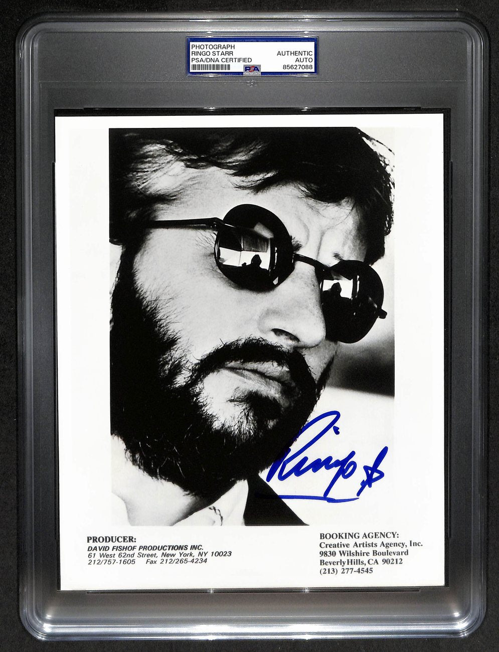 Ringo Starr Signed/Autographed 8x10 B/W Photo PSA/DNA/Beckett 200228