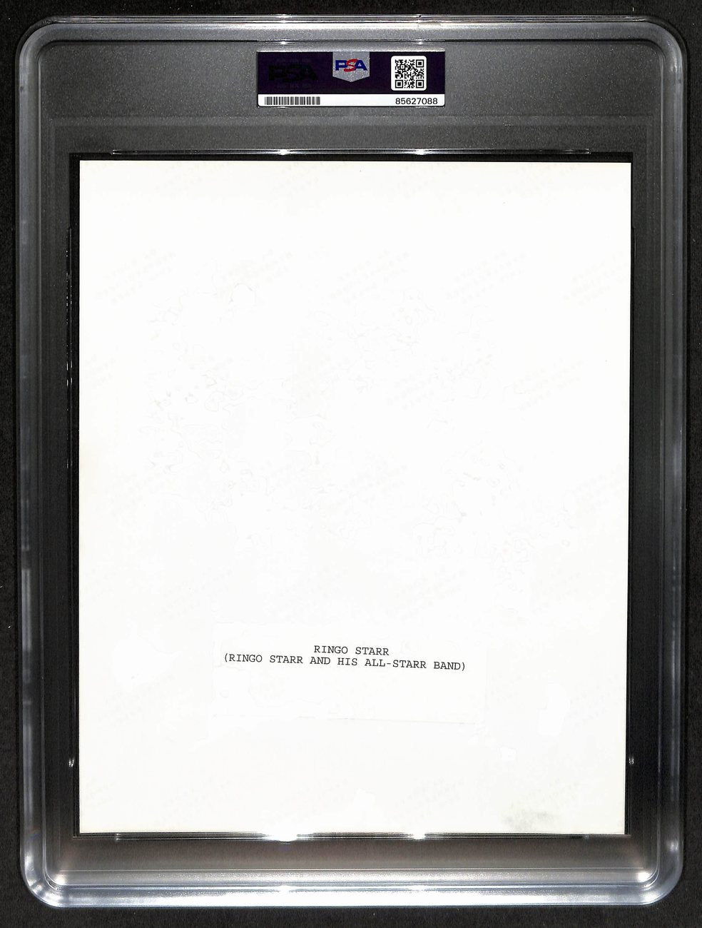 Ringo Starr Signed/Autographed 8x10 B/W Photo PSA/DNA/Beckett 200228