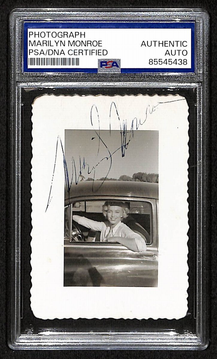 Marilyn Monroe Signed/Autographed Vintage 2.5X3.5 Photo Actress PSA/DNA 201296