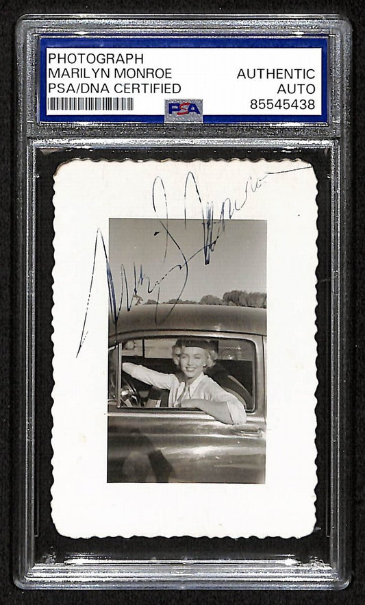 Marilyn Monroe Signed/Autographed Vintage 2.5X3.5 Photo Actress PSA/DNA 201296