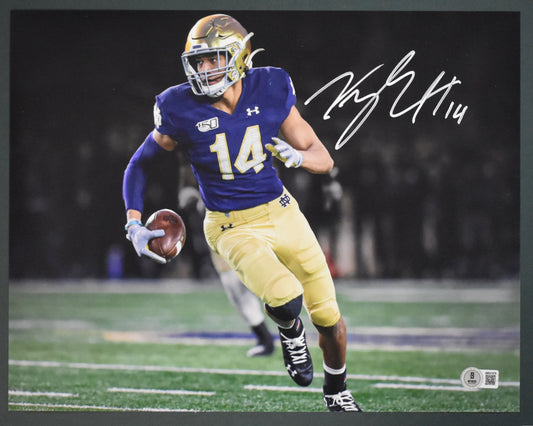 Kyle Hamilton Notre Dame Autographed/Signed 11x14 Photo Beckett 200751