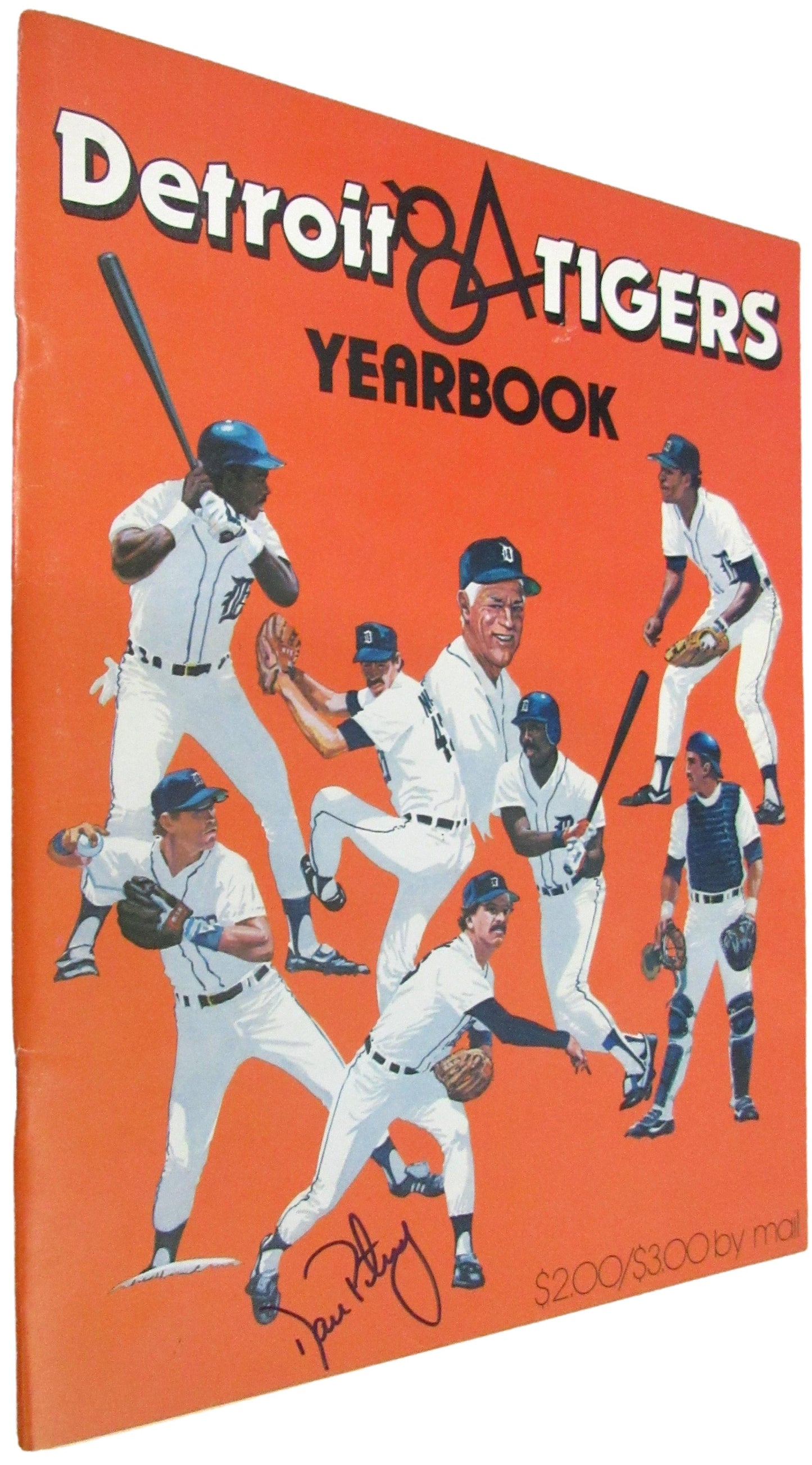 Dan Petry Signed/Autographed 1984 Detroit Tigers Yearbook 201568
