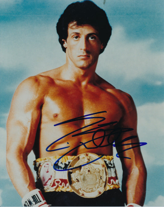 Sylvester Stallone Signed/Autographed 8x10 Photo "Rocky" BAS/Beckett 200573