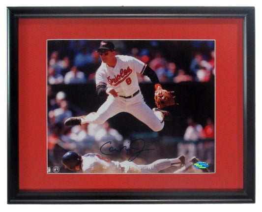 Cal Ripken Jr. HOF Autographed 8x10 Photo Orioles Framed Steiner 201039