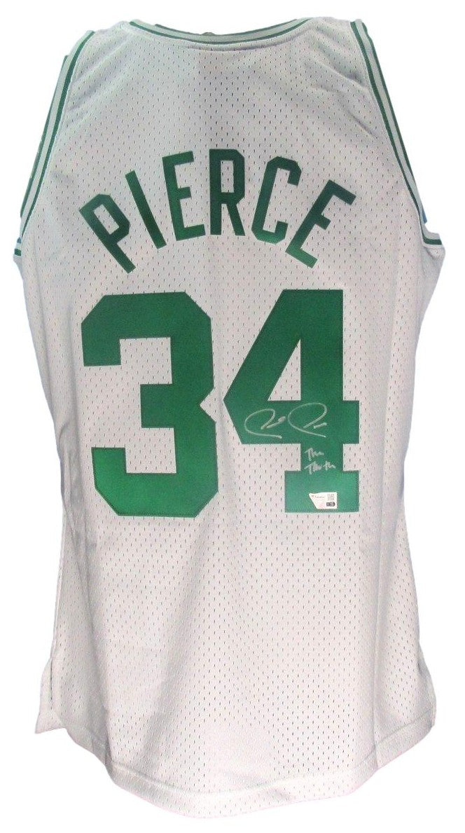 Paul "The Truth" Pierce Signed Mitchell & Ness Swingman Jersey Fanatics 201040