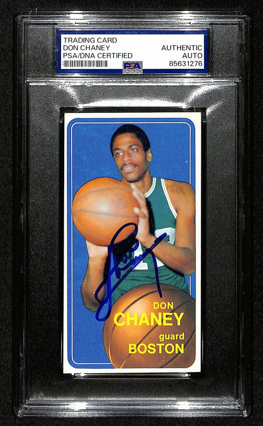 Don Chaney Signed/Auto 1970-71 TOPPS Card #47 Celtics PSA/DNA 201336