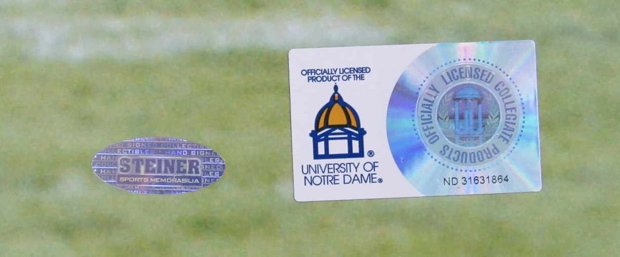 Charlie Weis Signed/Autographed 16x20 Photo Notre Dame Steiner 201046